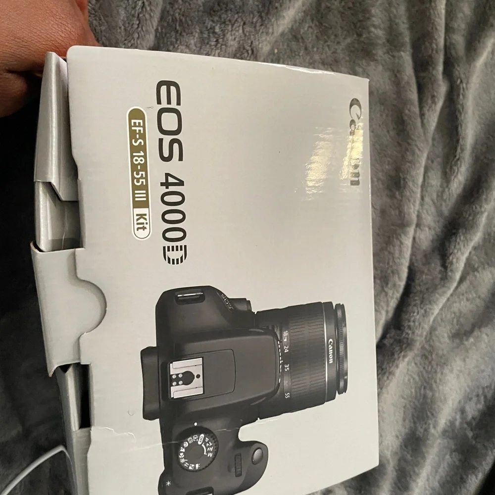 Canon EOS 4000D DSLR Camera with 18-55mm Lens - Black